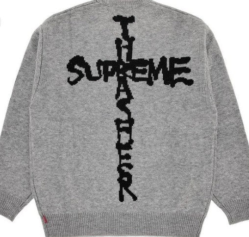 Supreme x Thrasher Sweater 'Heather Grey'