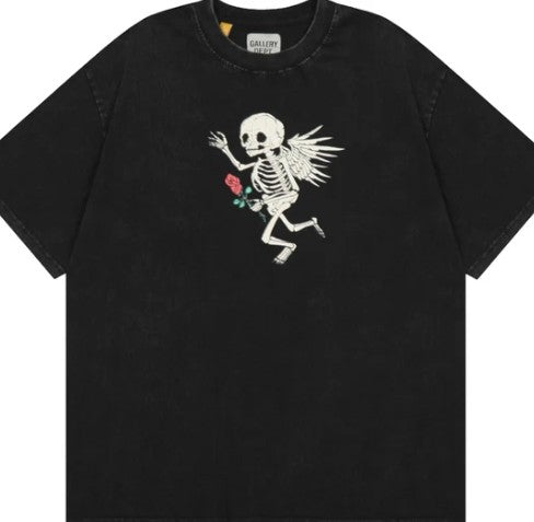 GALLERY DEPT FLYING SKULL T-SHIRT BLACK