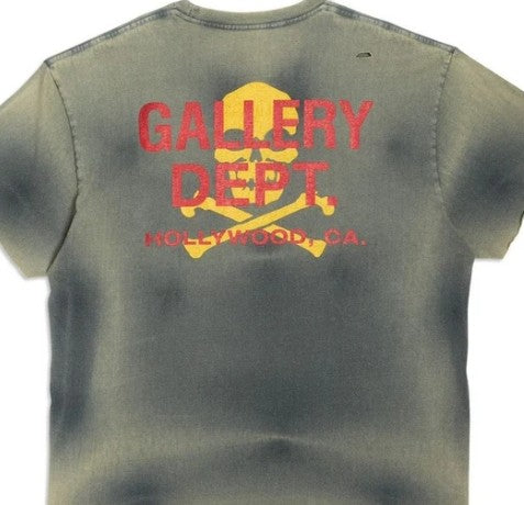 GALLERY DEPT. ZIP T-SHIRT VINTAGE BLACK