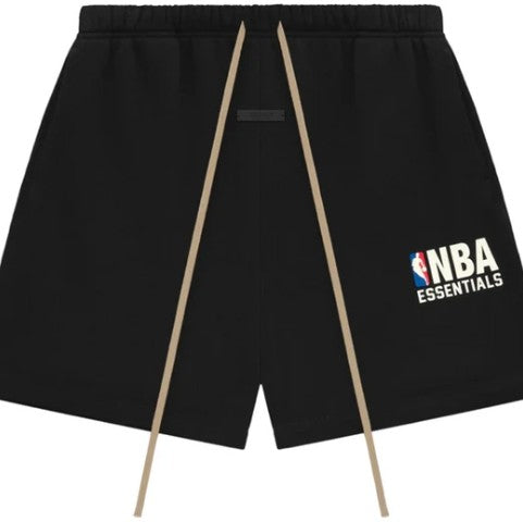 Fear Of God Essentials x NBA Black Shorts